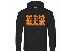 deinshirt Kapuzenpullover Herren Anstalltsleitung Mit Print Motiv Orange