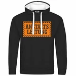 deinshirt Kapuzenpullover Herren Anstalltsleitung Mit Print Motiv Orange/Weiß