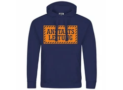 deinshirt Kapuzenpullover Herren Anstalltsleitung Mit Print Motiv Dunkelblau/Orange/Hellblau/Blau/Rot
