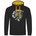deinshirt Kapuzenpullover Auf gute Freunde Dunkelblau/Schwarz/Gelb/Braun/Blau