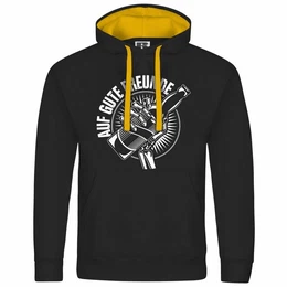 Kapuzenpullover Herren Kapuzenpullover Auf gute Freunde Mit Print Motiv, Grafik