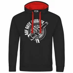deinshirt Kapuzenpullover Auf gute Freunde Rot/Dunkelrot