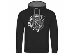 deinshirt Kapuzenpullover Auf gute Freunde Dunkelblau/Schwarz/Grau/Dunkelgrau/Rot