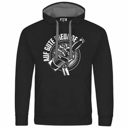 deinshirt Kapuzenpullover Auf gute Freunde Dunkelblau/Schwarz/Grau/Dunkelgrau/Rot