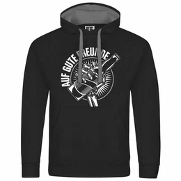 Kapuzenpullover Herren Kapuzenpullover Auf gute Freunde Mit Print Motiv, Grafik