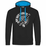 deinshirt Kapuzenpullover Auf gute Freunde Blau/Hellblau