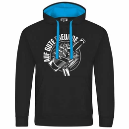 Kapuzenpullover Herren Kapuzenpullover Auf gute Freunde Mit Print Motiv, Grafik