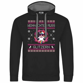 deinshirt Kapuzenpullover Weihnachten muss glitzern Mit Print Motiv Grafik deinshirt Kapuzenpullover Weihnachten muss glitzern Mit Print Motiv Grafik