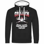 deinshirt Kapuzenpullover Herren Ich bin am grillen Grün/Schwarz/Hellgrün/Braun/Rot/Dunkelgrün