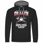 deinshirt Kapuzenpullover Herren Ich bin am grillen Grün/Schwarz/Braun/Hellgrün/Rot