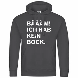 Kapuzenpullover Herren Kapuzenpullover BM Ich hab kein bock mehr Mit Print Motiv, Grafik