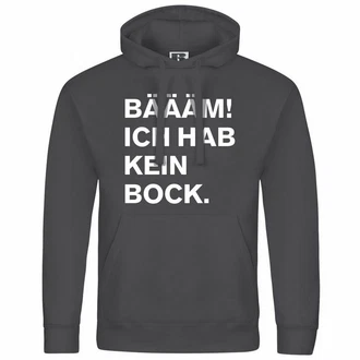 deinshirt Kapuzenpullover Herren BM Ich hab kein bock mehr Schwarz deinshirt Kapuzenpullover Herren BM Ich hab kein bock mehr Schwarz