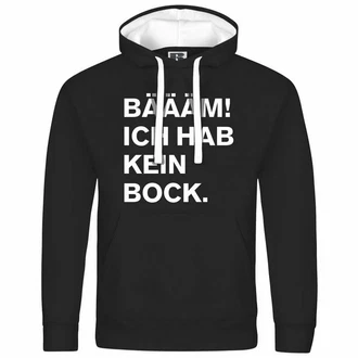 deinshirt Kapuzenpullover Herren BM Ich hab kein bock mehr Schwarz deinshirt Kapuzenpullover Herren BM Ich hab kein bock mehr Schwarz