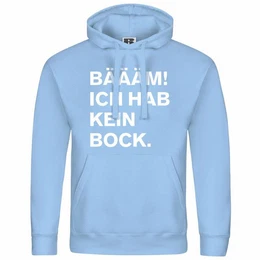 Kapuzenpullover Herren Kapuzenpullover BM Ich hab kein bock mehr Mit Print Motiv, Grafik