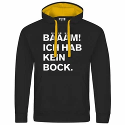 deinshirt Kapuzenpullover Herren BM Ich hab kein bock mehr Schwarz