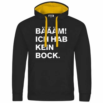 deinshirt Kapuzenpullover Herren BM Ich hab kein bock mehr Schwarz deinshirt Kapuzenpullover Herren BM Ich hab kein bock mehr Schwarz