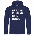 deinshirt Kapuzenpullover Herren BM Ich hab kein bock mehr Blau/Dunkelblau