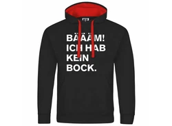 deinshirt Kapuzenpullover Herren BM Ich hab kein bock mehr Schwarz