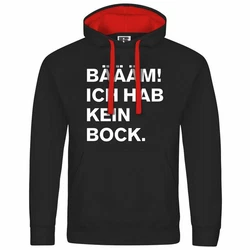 deinshirt Kapuzenpullover Herren BM Ich hab kein bock mehr Schwarz