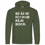 deinshirt Kapuzenpullover Herren BM Ich hab kein bock mehr Dunkelgrün/Grün