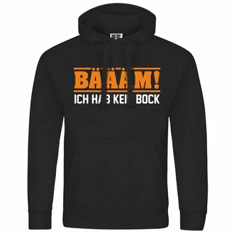 deinshirt Kapuzenpullover Herren BM Ich hab kein bock mehr