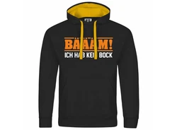 deinshirt Kapuzenpullover Herren BM Ich hab kein bock mehr orange