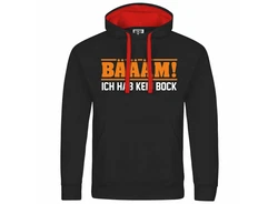 deinshirt Kapuzenpullover Herren BM Ich hab kein bock mehr ORANGE