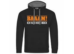 deinshirt Kapuzenpullover Herren BM Ich hab kein bock mehr ORANGE