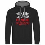 deinshirt Kapuzenpullover Ich bin der älteste ich mache die Regeln Schwarz