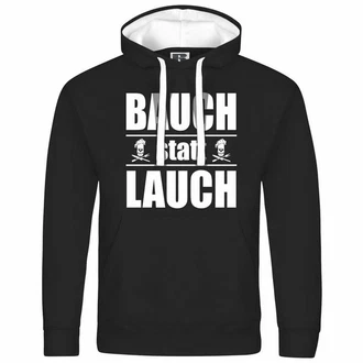 deinshirt Kapuzenpullover Bauch statt Lauch Mit Print Motiv Schwarz/Rosa