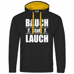 deinshirt Kapuzenpullover Bauch statt Lauch Mit Print Motiv Schwarz