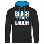 deinshirt Kapuzenpullover Bauch statt Lauch Mit Print Motiv Schwarz/Rosa