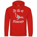 deinshirt Kapuzenpullover Berliner Flamingo Mit Print Motiv Rot/Braun/Dunkelrot