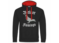 deinshirt Kapuzenpullover Berliner Flamingo Mit Print Motiv 