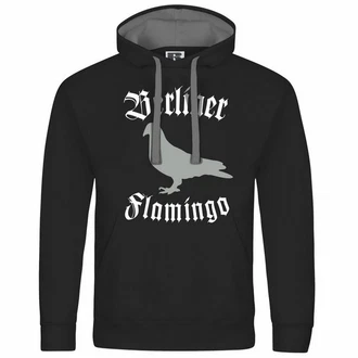 deinshirt Kapuzenpullover Berliner Flamingo Mit Print Motiv Braun/Silber/Lila deinshirt Kapuzenpullover Berliner Flamingo Mit Print Motiv Braun/Silber/Lila