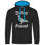 deinshirt Kapuzenpullover Berliner Flamingo Mit Print Motiv Blau/Braun/Schwarz