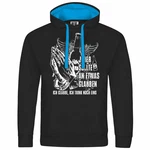 deinshirt Kapuzenpullover Ich glaube Ich trink noch eins Schwarz/Blau