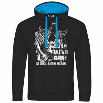 deinshirt Kapuzenpullover Ich glaube Ich trink noch eins Schwarz/Blau deinshirt Kapuzenpullover Ich glaube Ich trink noch eins Schwarz/Blau