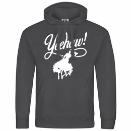 Kapuzenpullover Herren Kapuzenpullover Yeehaw Mit Print Motiv, Grafik