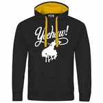 deinshirt Kapuzenpullover Herren Yeehaw Mit Print Gelb