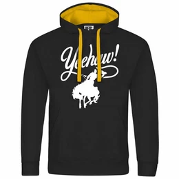 Kapuzenpullover Herren Kapuzenpullover Yeehaw Mit Print Motiv, Grafik