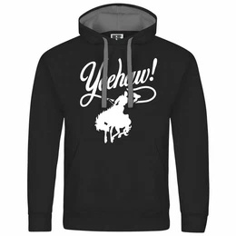 Kapuzenpullover Herren Kapuzenpullover Yeehaw Mit Print Motiv, Grafik