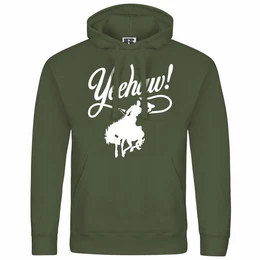 Kapuzenpullover Herren Kapuzenpullover Yeehaw Mit Print Motiv, Grafik