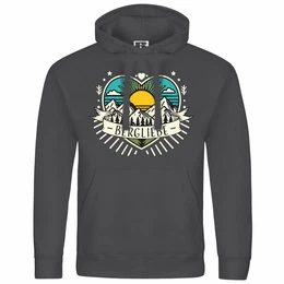 Kapuzenpullover Herren Kapuzenpullover Ich Liebe die Berge Mit Print Motiv, Grafik