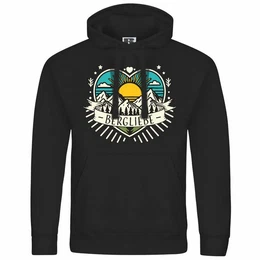 Kapuzenpullover Herren Kapuzenpullover Ich Liebe die Berge Mit Print Motiv, Grafik