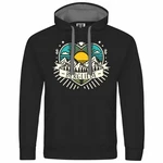 deinshirt Kapuzenpullover Herren Ich Liebe die Berge Schwarz/Creme/Dunkelblau/Blau deinshirt Kapuzenpullover Herren Ich Liebe die Berge Schwarz/Creme/Dunkelblau/Blau