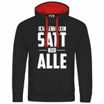 deinshirt Kapuzenpullover Herren Ich kenn kein satt nur alle Schwarz/Braun/Lila/Rot/Grün deinshirt Kapuzenpullover Herren Ich kenn kein satt nur alle Schwarz/Braun/Lila/Rot/Grün
