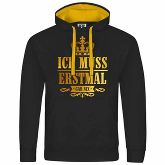 deinshirt Kapuzenpullover Herren Ich muss erstmal gar nix Gold/Gelb/Grün/Dunkelblau/Dunkelgrün deinshirt Kapuzenpullover Herren Ich muss erstmal gar nix Gold/Gelb/Grün/Dunkelblau/Dunkelgrün