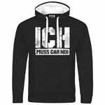 deinshirt Kapuzenpullover Ich muss gar nix Schwarz/Dunkelblau deinshirt Kapuzenpullover Ich muss gar nix Schwarz/Dunkelblau
