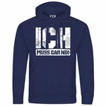 deinshirt Kapuzenpullover Ich muss gar nix Dunkelblau deinshirt Kapuzenpullover Ich muss gar nix Dunkelblau